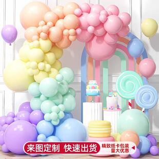 跨境开业拱门气球链生日派对气球用品高级布置场景套餐套装感装饰