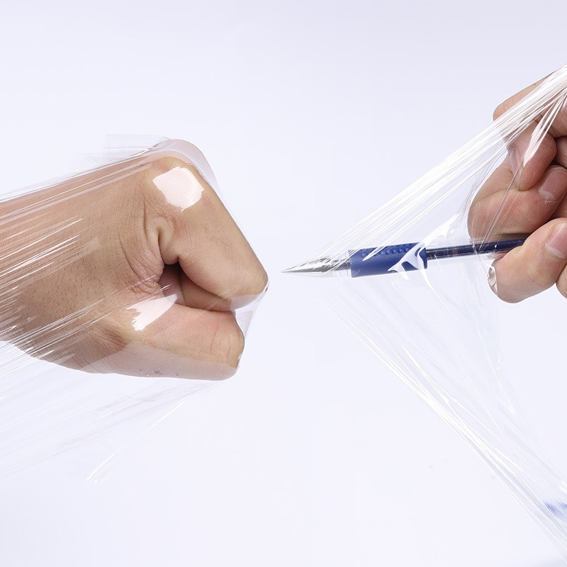 新款直销供应PVC透明塑料薄膜拉伸膜 自粘工业电线包装膜拉伸缠绕