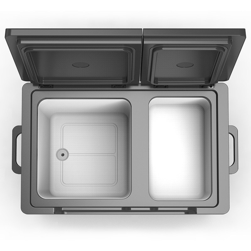 车用大货车速冻小冰箱车家两用车载冰箱冰虎12v24v220v压缩大容量