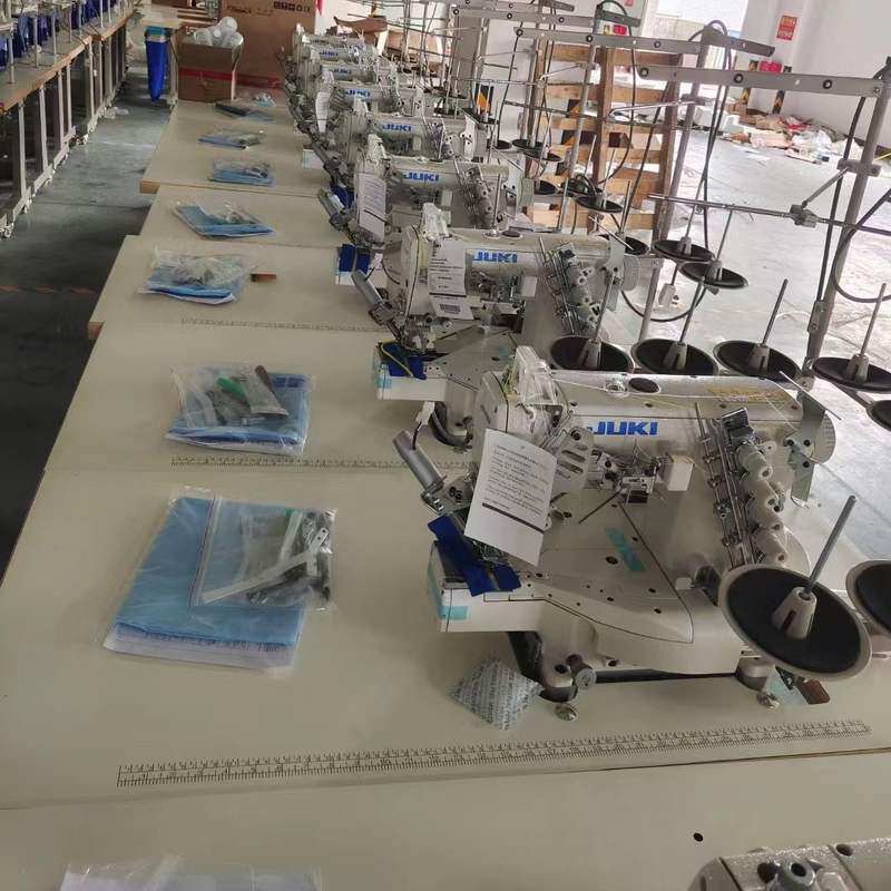 JUKI重机MF-7923小方头绷缝机三针五线下摆缝纫机锁边智能全自动