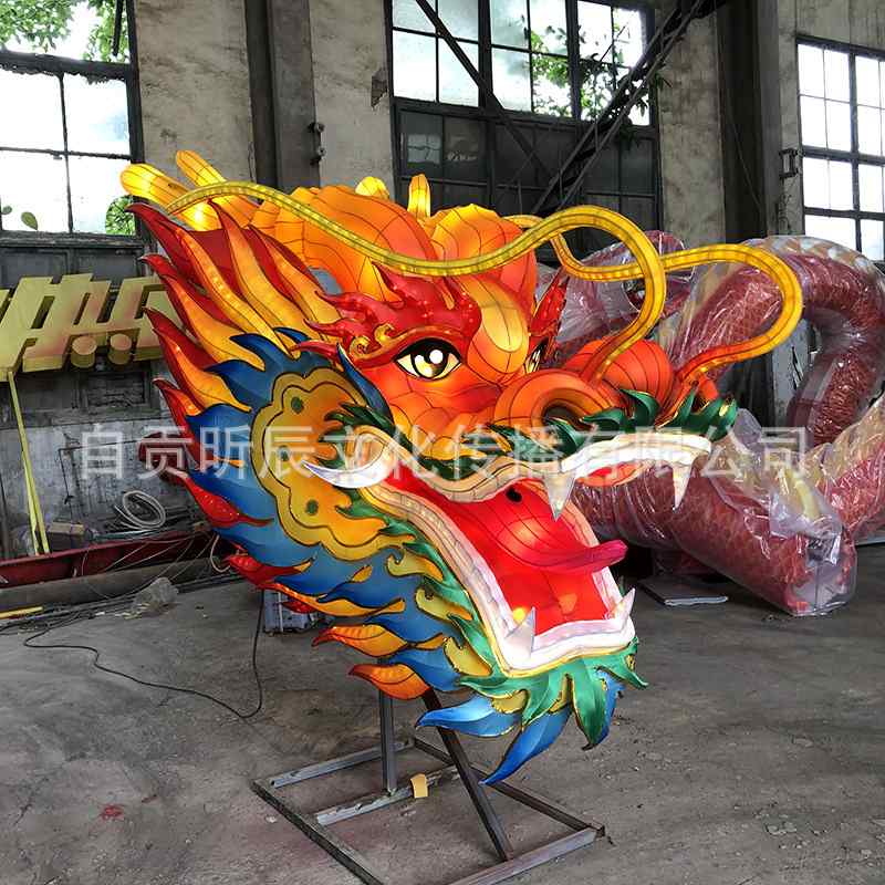 大型节日蛇年花灯元宵节节日彩灯传统灯会自贡游园会灯笼装喜庆