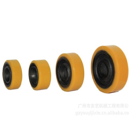 特惠电动搬运车堆高车叉车轮100/115/125/130/150/PU万向轮平衡