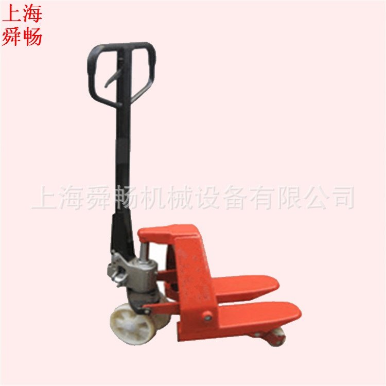 推荐叉长0.5M载重500KG超短型手动搬运车 小型液压托盘装卸车