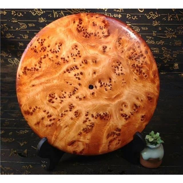 多多崖柏摆件平安扣四川凉山料满瘤疤高油性老料木雕工艺品文D