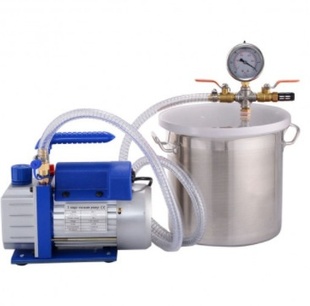 1 stage 220V 1/3HP vacuum pump RS-2 with 3gal vacuum chamber