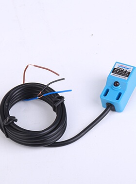 方形接近开关蓝色SN04-N接直流5V-30V三线金属开关限位传感器NPN