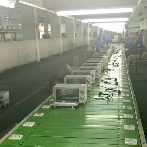 家电自动化输送线链板装配线微波炉老化检测线烤箱智能生产传送线