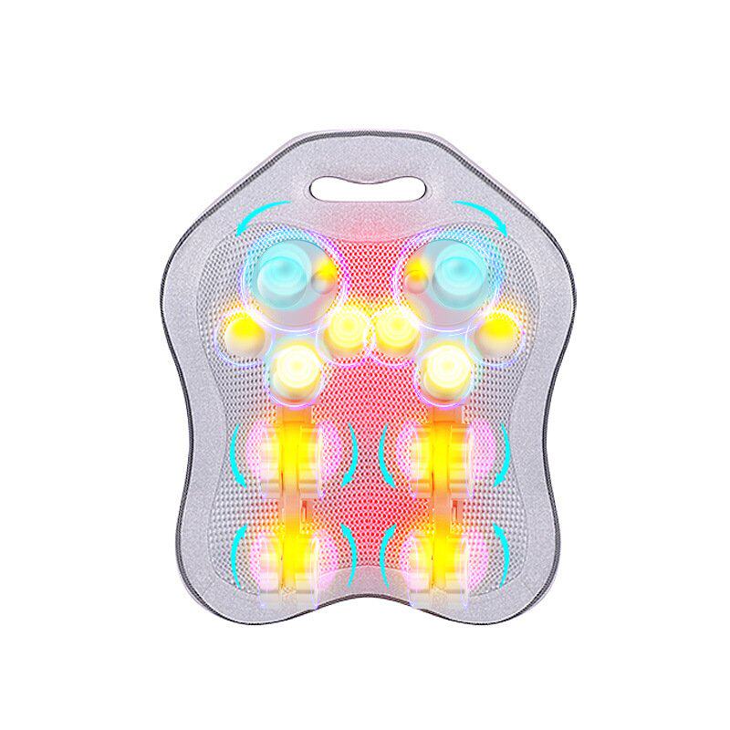 新款直销厂货通按摩靠垫多功能按摩靠垫背部按摩器颈背部揉捏靠垫