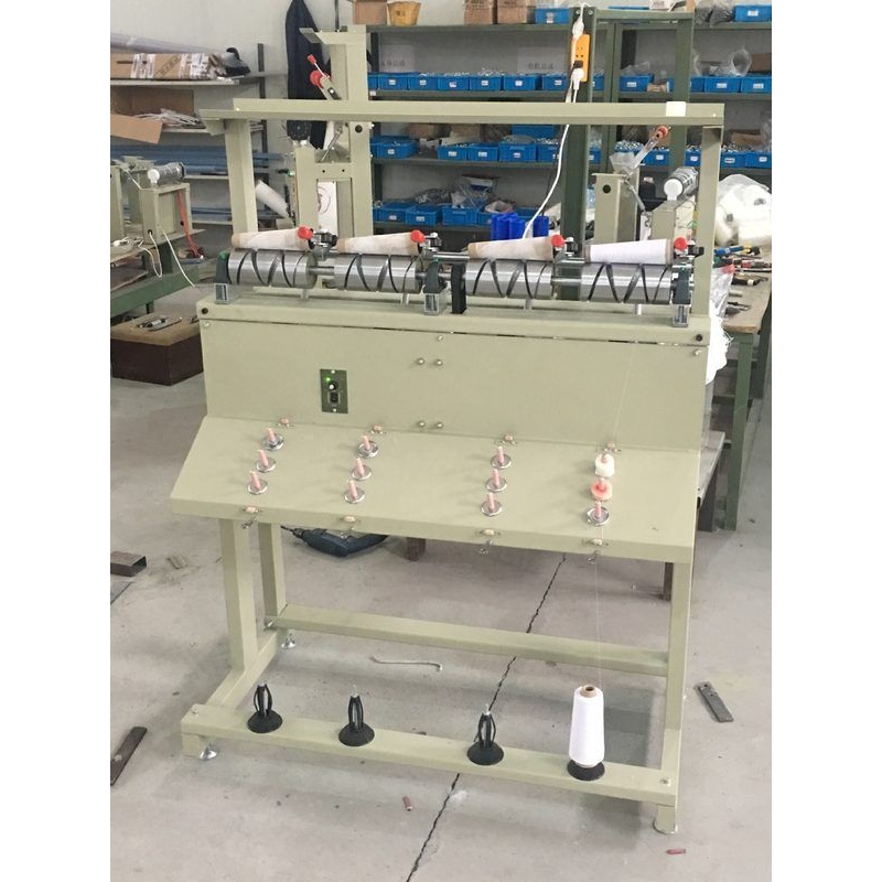 高速倒毛机 可调速 双上蜡 操作简单 一个电机带四个槽筒