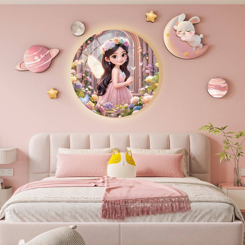 女孩房男孩房儿童房卧室氛围可爱温馨床头创组合星空画装饰画宇宙,家居饰品,氛围画/灯画,淘宝优惠券,粉丝福利购,淘宝优惠卷