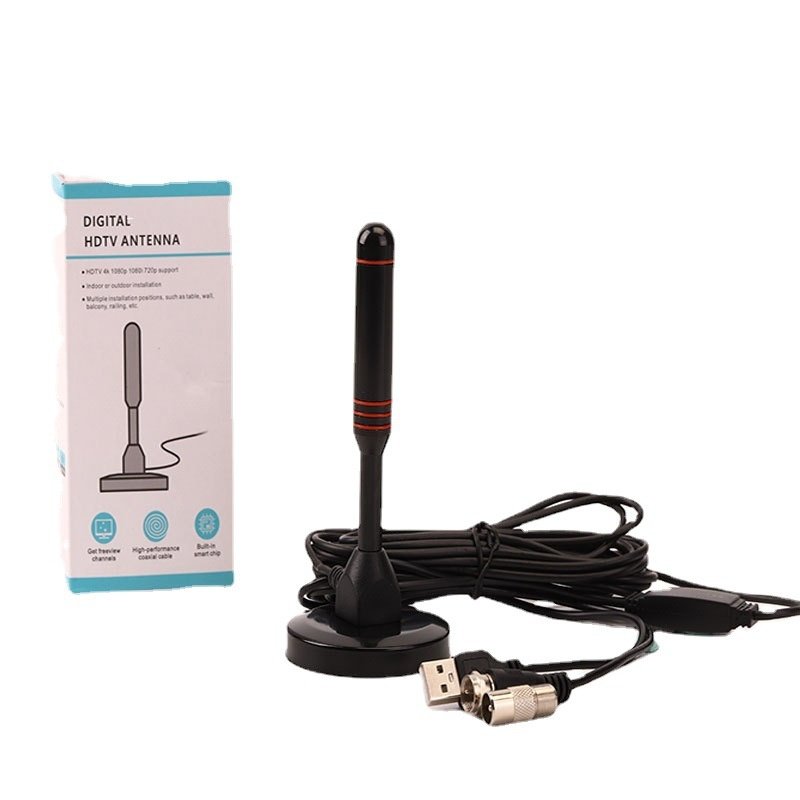 亚马逊货源HDTV高清室内数字电视吸盘车载波天线天线地面接收DTMB