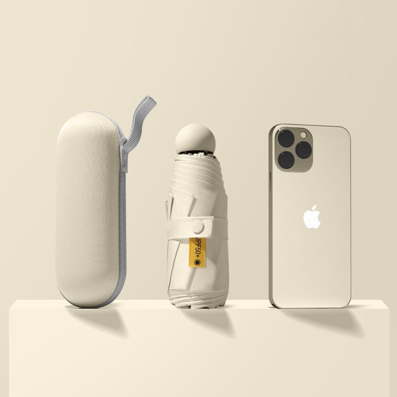 新品 防晒五折8骨伞口袋胶囊伞黑胶折叠太阳伞小迷你遮阳晴雨伞广,居家日用,伞帽,淘宝优惠券,粉丝福利购,淘宝优惠卷