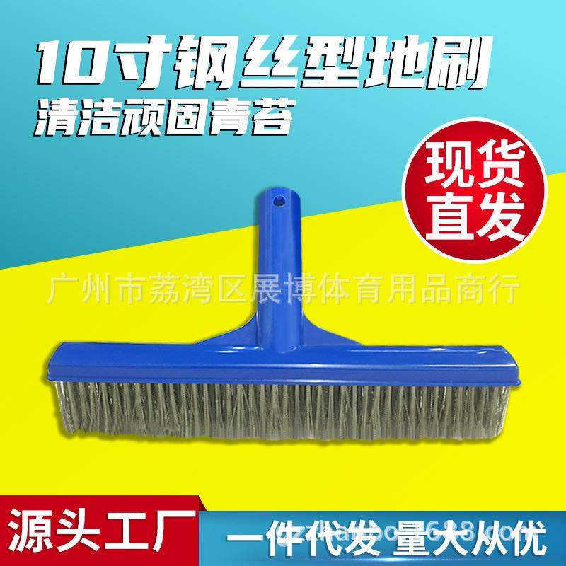 新品  泳池清洁用品 泳池青苔藓刷 10寸钢丝刷加强型,户外/登山/野营/旅行用品,刷子,淘宝优惠券,粉丝福利购,淘宝优惠卷