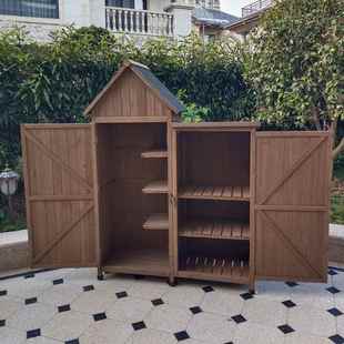 大码户外防雨防晒工具柜杂物柜储物柜花园工具箱洗衣机鞋柜储物箱