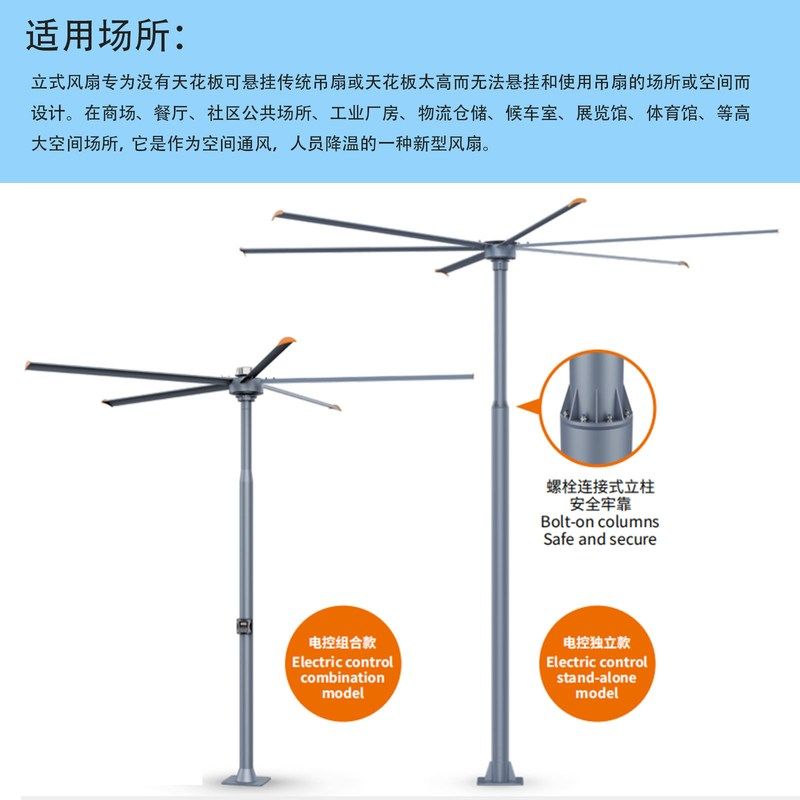室外立式大风扇室外场所降温通风永磁变频大风扇大型立式工业风扇,生活电器,户外风扇/移动风扇,淘宝优惠券,粉丝福利购,淘宝优惠卷