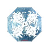 rabbituu 四方游鱼 晴雨两用遮阳伞雨伞男女便携折叠黑胶遮阳伞