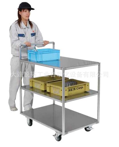 工业铝型材线棒搭物流手推 物料车 线棒周转车 订做铝合金推车