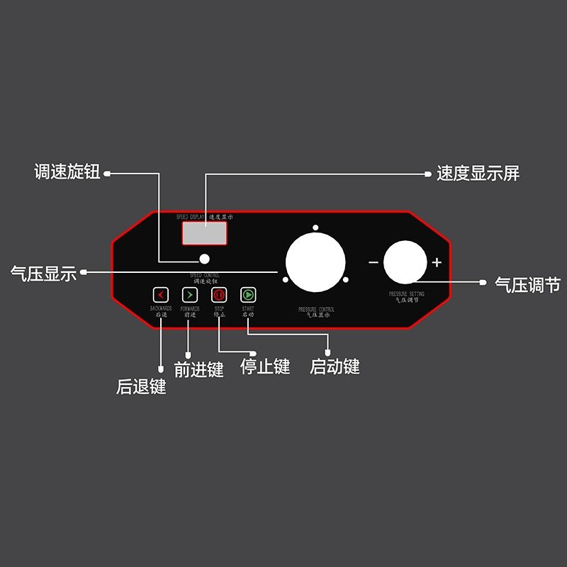 Q15-D气泡柱自动气柱袋充气机快递气柱卷材气泡柱L袋Q袋用充气