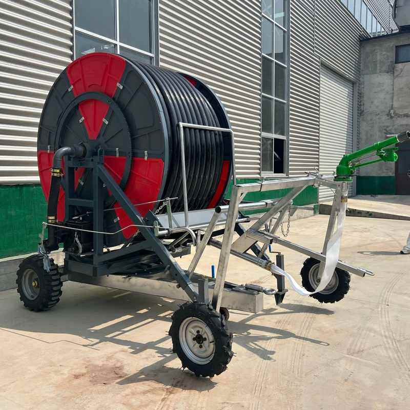 农用卷盘式喷灌机75-400米卷盘式喷灌机农田灌溉排灌设备