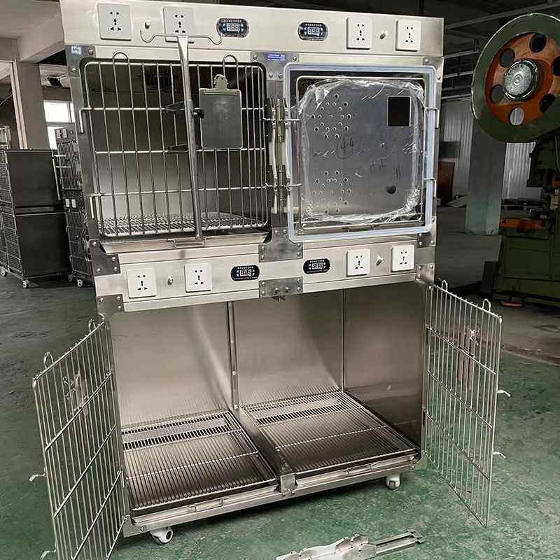 不锈钢宠物住院笼狗笼猫笼寄养输液笼二层组合红外线住院笼,宠物/宠物食品及用品,狗窝/屋/帐篷/沙发,淘宝优惠券,粉丝福利购,淘宝优惠卷