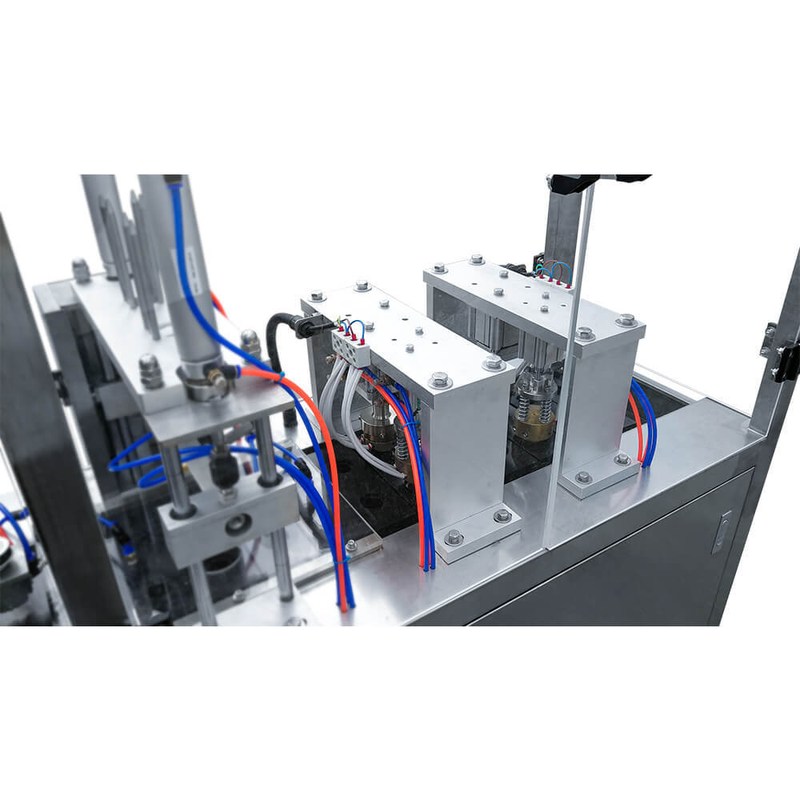 益生菌冻干可可粉蜂蜜塑料铝杯全自动咖啡胶囊灌装填充热封口机