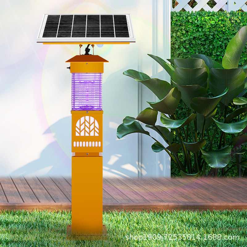 太阳能灭蚊灯户外防水家用商用驱蚊器庭院花园捕蚊神器自动杀虫灯