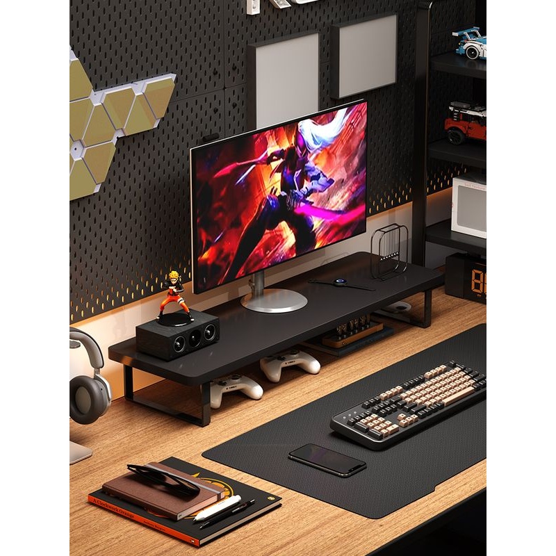 电脑增高架办公工位显示屏支撑架电竞房桌面置物架笔记本加长支架