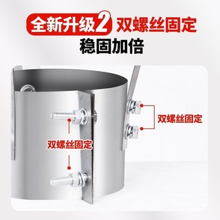 【48小时发货】不锈钢烟囱防雨帽排烟帽排气管道室外烟筒盖防风帽