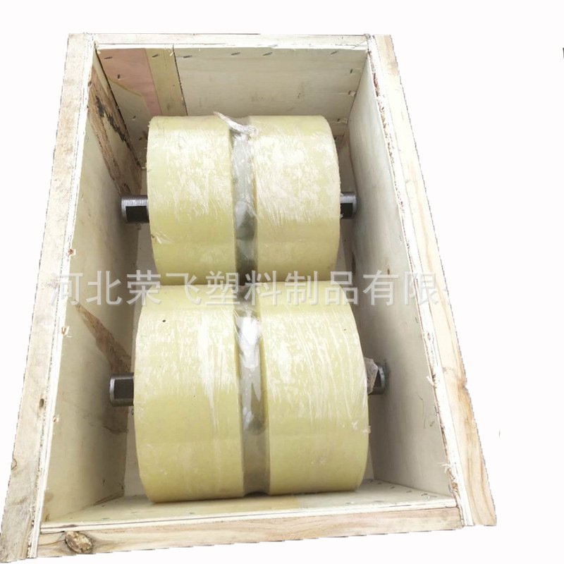 @盾构机管片小车行走轮@聚氨酯包胶滚轮@ 包胶行走轮荣飞厂家