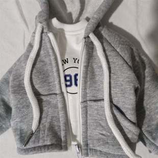 四分娃衣男bjd4分娃衣外套四分娃休闲连帽外套初秋款百搭男娃女娃