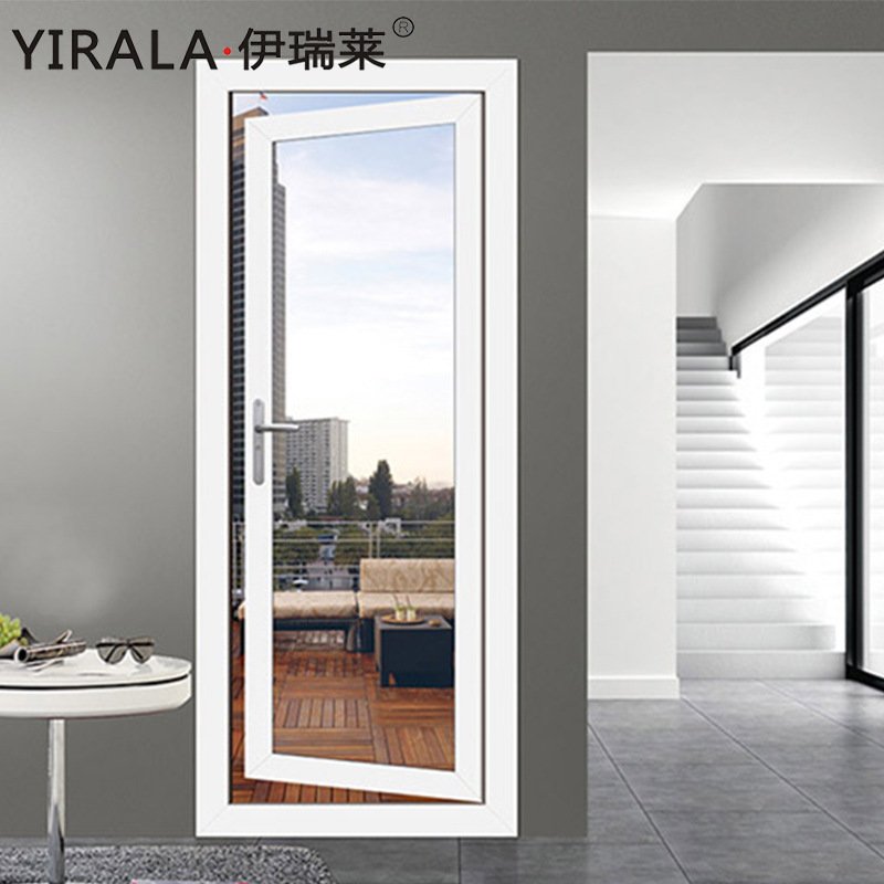 厂家直销阳台卫生间推拉门钢化玻璃铝合金门隔音防进水室内平开门