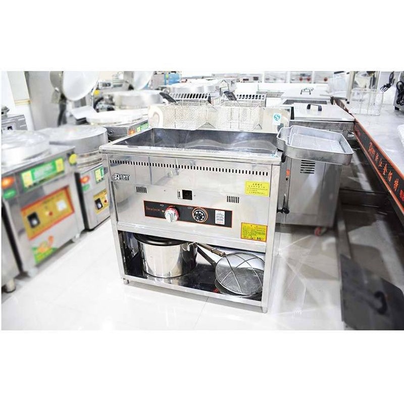 大容量立式油炸锅恒温摆摊油条机天燃气炸炉炸串薯条鸡排节能商用