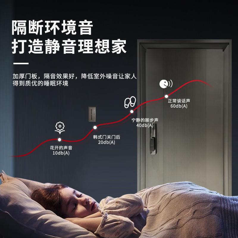 不锈钢门韩式别墅防盗入户门家用简约不锈钢进户门隔音不锈钢大门