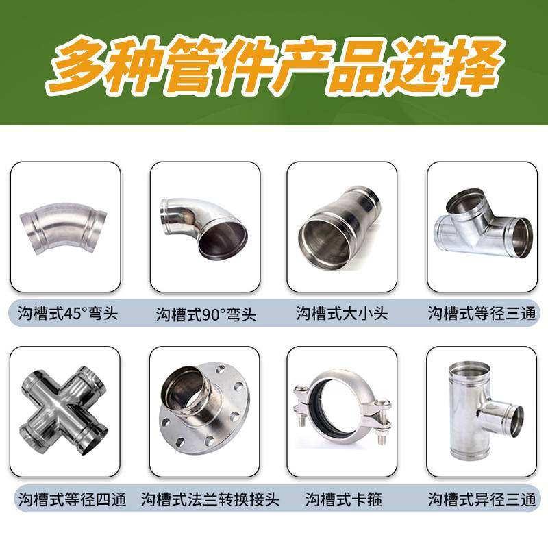 民宿宾馆水管直通接头dn25件不锈钢管规格管批发32喜冷热水小粤,基础建材,接头,淘宝优惠券,粉丝福利购,淘宝优惠卷