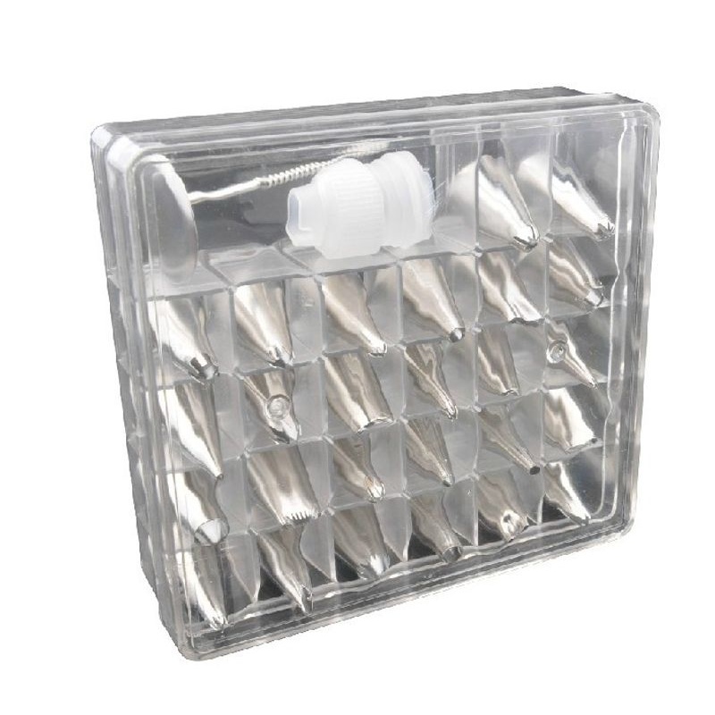 新款直销千团精工304不锈钢无缝裱花嘴 挤花嘴蛋糕奶油胶裱花嘴裱