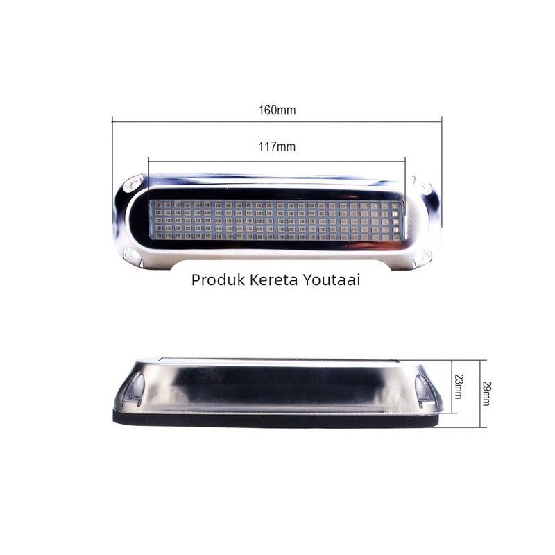 120LED车载游艇不锈钢船用导航信号灯舷水下灯指示灯房车防水IP68