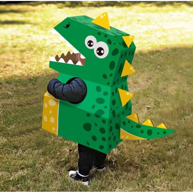 儿童表演演出服装cosplay衣服恐龙霸王扮演幼儿园男童动物圣诞节