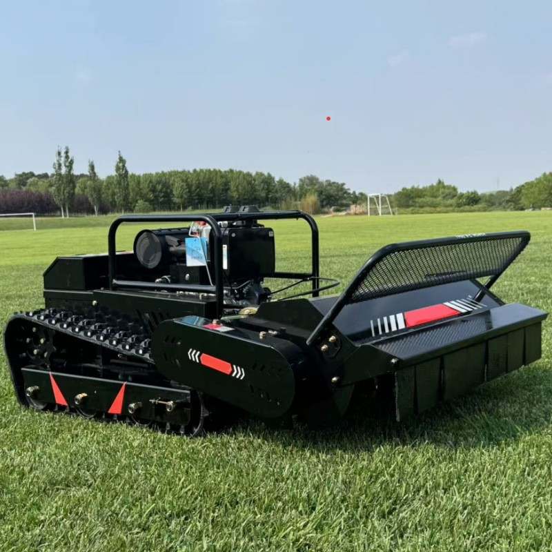 大功率28马力柴油遥控割草机 可伐树智能液压升降遥控割草机器人