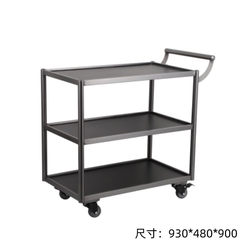 良谷FW-141 不锈钢酒水车KTV商用餐推车餐厅移动送餐车简约蛋糕车