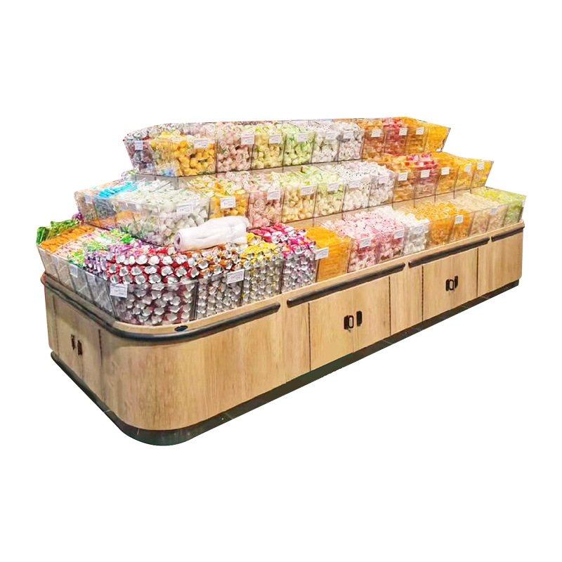 超市双面四层散称柜中糖果岛展示柜零食散装食品饼干休闲货架圆形,商业/办公家具,糖果柜/杂粮柜/散装柜,淘宝优惠券,粉丝福利购,淘宝优惠卷