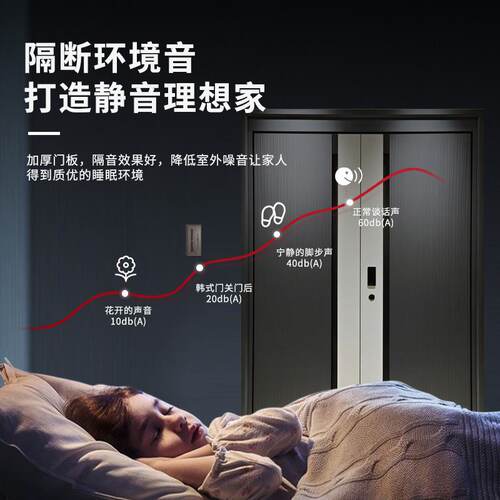 广东工厂双开别墅大门家用进户门甲级防盗门对开不锈钢防爆大门