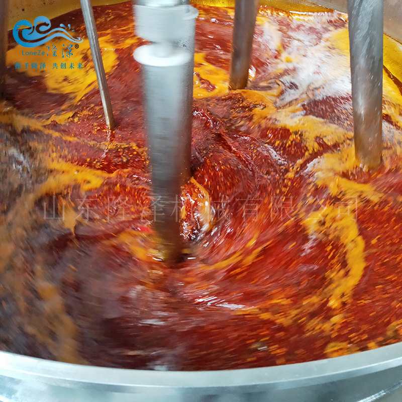 全自动行星搅拌炒锅 辣椒酱火锅料炒料机 商用预制菜炒制全套设备