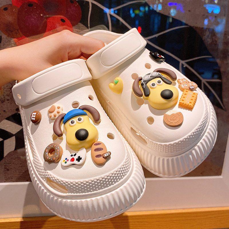 卡通可爱棕色飞行狗洞洞鞋鞋鞋扣适配智花星可拆卸批发必花立体,童鞋/婴儿鞋/亲子鞋,其他鞋配件,淘宝优惠券,粉丝福利购,淘宝优惠卷