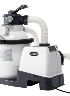 INTEX26644 1200 GPH 砂过滤器游泳池大水池过滤循环砂滤泵滤水泵