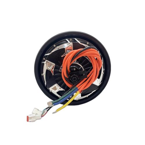 QSMOTOR全顺电机12寸5000WP45H四代V4瓦片版48-96V电摩电动车电机