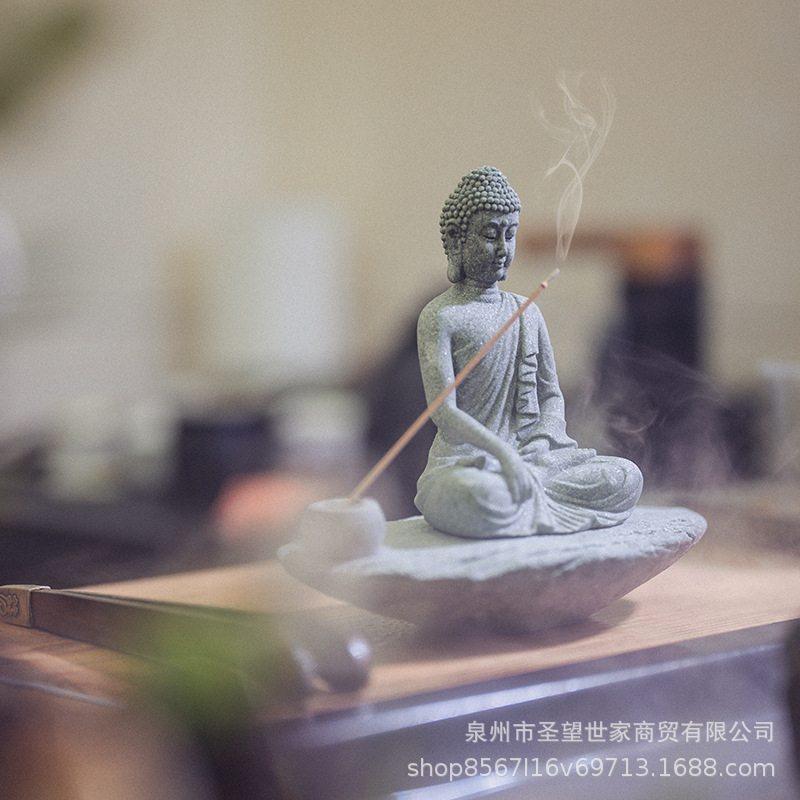 创意家用室内禅意线香底座插檀香座茶道会摆件砂石沉香香青香所,家居饰品,香托/香盘/香座/香插,淘宝优惠券,粉丝福利购,淘宝优惠卷