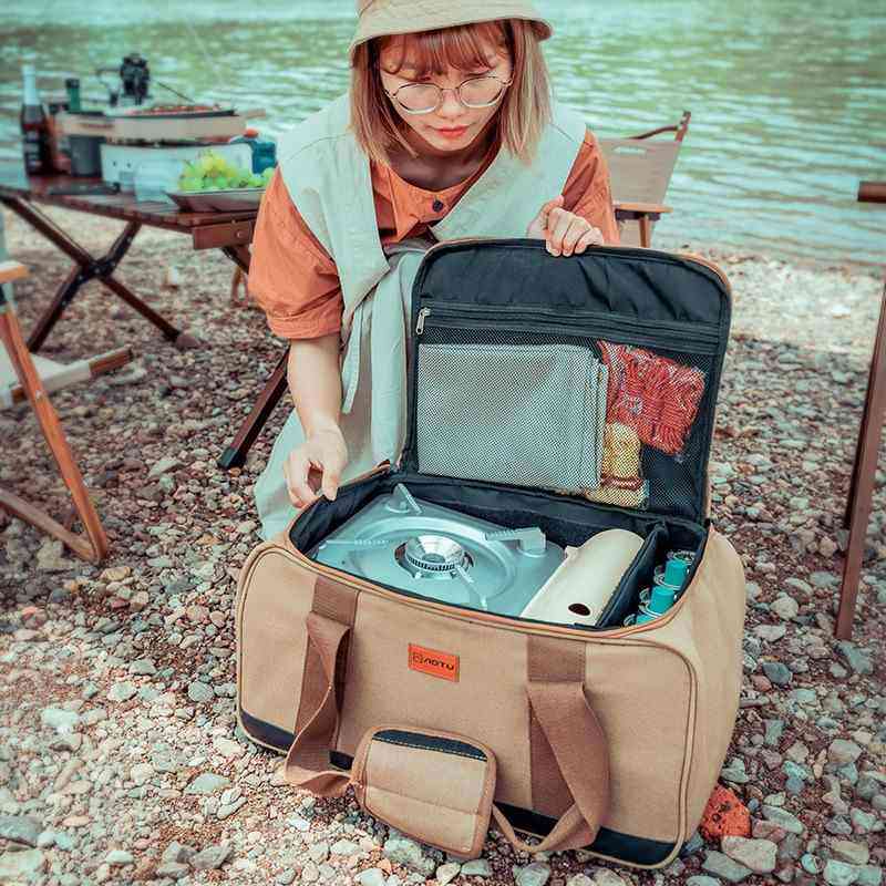 露营装备收纳袋户外工具包杂物隔板箱袋带移动包大容量可收纳收纳,户外/登山/野营/旅行用品,露营折叠箱,淘宝优惠券,粉丝福利购,淘宝优惠卷