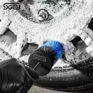 新格汽车轮胎刷轮毂洗车钢圈刷子长柄清洗刷刷车刷汽车清洁用品