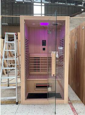 可做任意尺寸家用桑拿房汗蒸房远红外光波房现代款干蒸房saunas