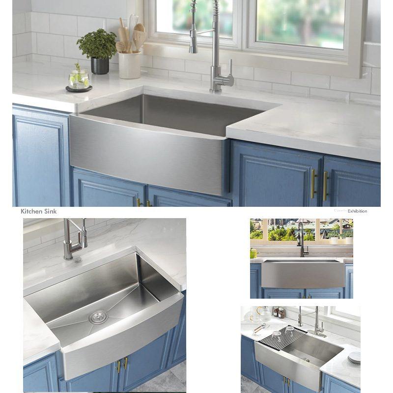 跨境半嵌入304不锈钢拉丝大单槽家用水槽大容量洗菜盆厨房洗碗池,家装主材,水槽单品,淘宝优惠券,粉丝福利购,淘宝优惠卷